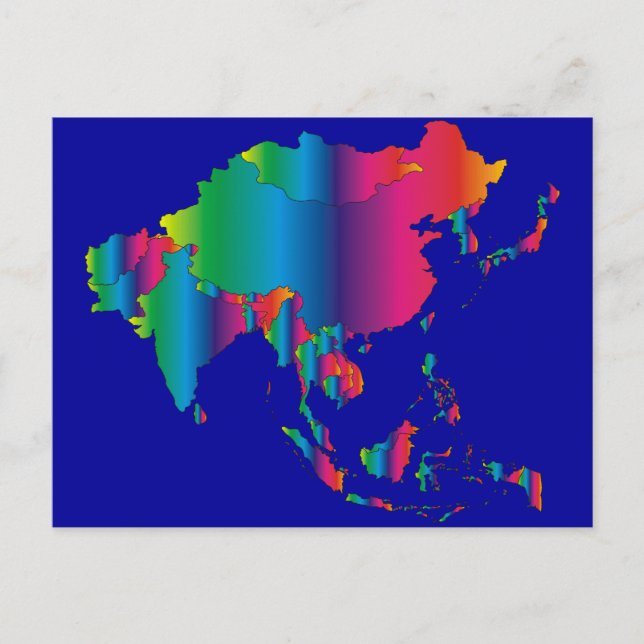 ASIA Country Postcard (Front)