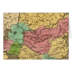 Asia Hand Coloured Atlas Map 2