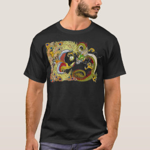 Asia History Dragon Phoenix with Pearl Chinese Myt T-Shirt