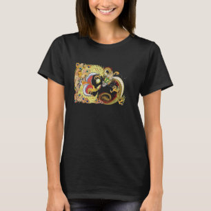 Asia History Dragon Phoenix With Pearl Chinese Myt T-Shirt