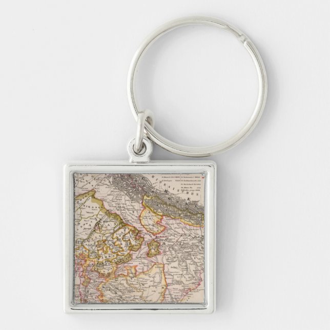 Asia, India, Bangladesh Key Ring (Front)