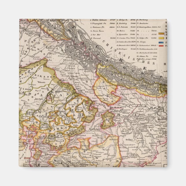 Asia, India, Bangladesh Magnet (Front)