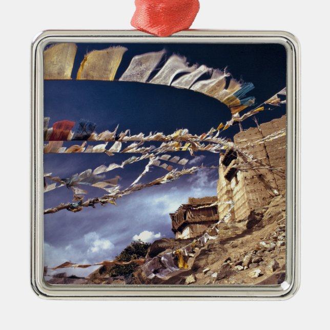 Asia, India, Ladakh, Leh. Known as Little Metal Tree Decoration (Front)