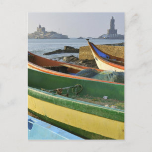 Asia, India, Tamil Nadu, Kanniyakumari Postcard