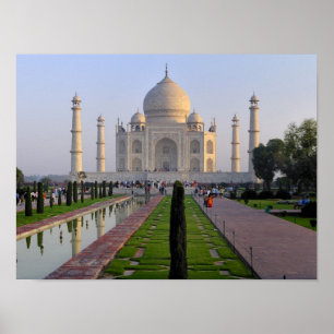 Asia, India, Uttar Pradesh, Agra. The Taj 3 Poster