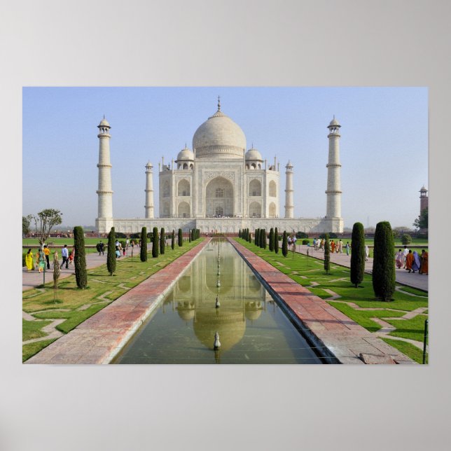 Asia, India, Uttar Pradesh, Agra. The Taj 5 Poster (Front)