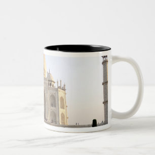 Asia, India, Uttar Pradesh, Agra. The Taj 8 Two-Tone Coffee Mug