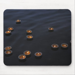 Asia, India, Varanasi Region. Offerings in the Mouse Pad