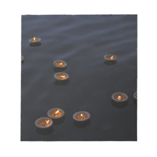 Asia, India, Varanasi Region. Offerings in the Notepad