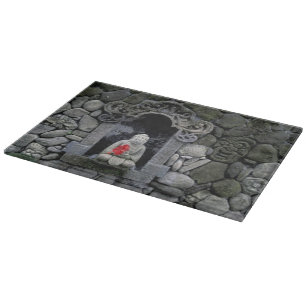 Asia, Indonesia, Bali. A shrine of Buddha Cutting Board