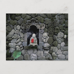 Asia, Indonesia, Bali. A shrine of Buddha Postcard