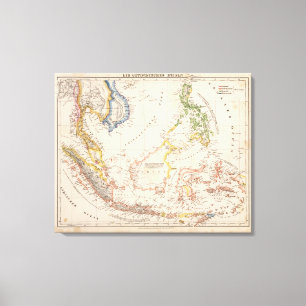 Asia, Indonesia, Philippines, East Indies Canvas Print