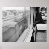 Asia, Japan. Aboard the Shinkansen Bullet Train