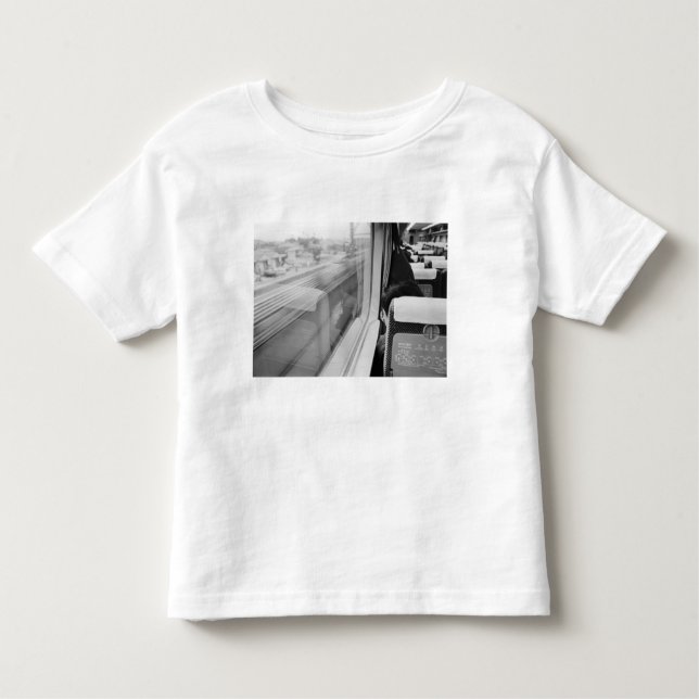 Asia, Japan. Aboard the Shinkansen Bullet Train Toddler T-Shirt (Front)