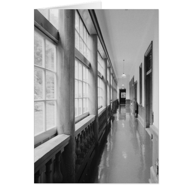 Asia, Japan, Hakodate. Interior hallway of Old (Front)