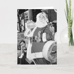 Asia, Japan, Hakodate. Santa Claus in Japan Holiday Card