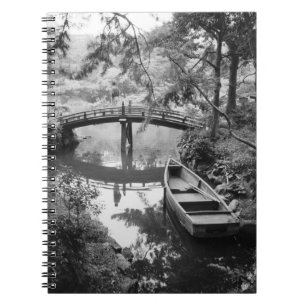 Asia, Japan, Hiroshima. Detail of Shukkei, en 2 Spiral Notebook