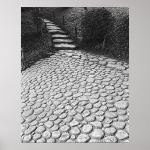 Asia, Japan, Hiroshima. Detail of Shukkei, en Poster