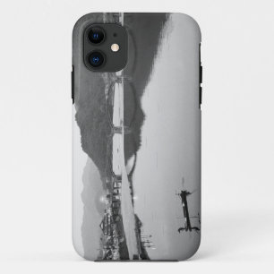 Asia, Japan, Iwakuni. Fishermen and historic Case-Mate iPhone Case