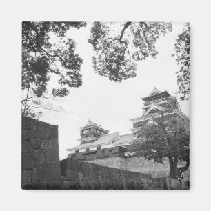 Asia, Japan, Kumamoto. Kumamoto, jo Castle Magnet