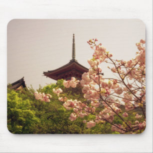 Asia, Japan, Kyoto, Kiyomizu temple in spring Mouse Pad