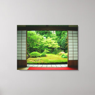 Asia, Japan, Kyoto. Zen Garden 2 Canvas Print