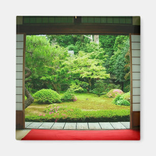 Asia, Japan, Kyoto. Zen Garden 2 Magnet