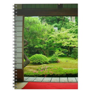 Asia, Japan, Kyoto. Zen Garden 2 Spiral Notebook
