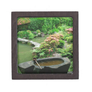 Asia, Japan, Kyoto. Zen Garden Keepsake Box