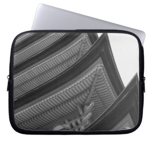 Asia, Japan, Miyajima. Temple detail Laptop Sleeve