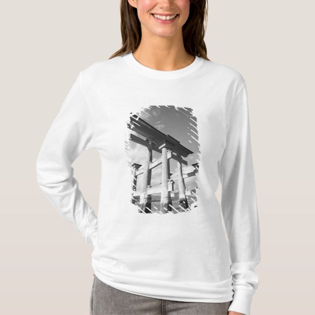 Asia, Japan, Miyajima. The Torri Gate. T-Shirt (Front)