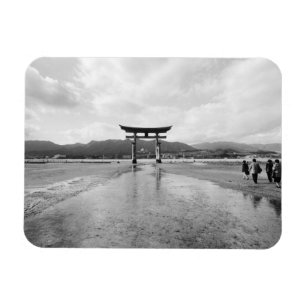 Asia, Japan, Myajima. The Torri Gate Magnet