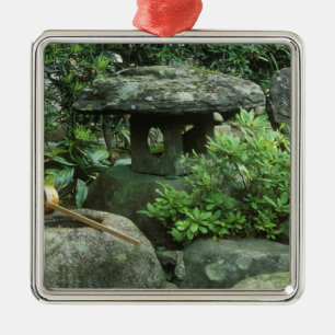 Asia, Japan, Nagasaki, Hirado, Samurai Residence Metal Tree Decoration