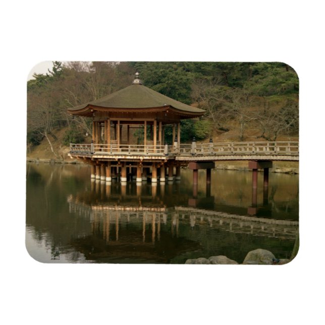 Asia, Japan, Nara, Temple in Nara Magnet (Horizontal)