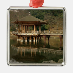 Asia, Japan, Nara, Temple in Nara Metal Tree Decoration