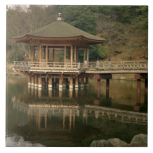 Asia, Japan, Nara, Temple in Nara Tile