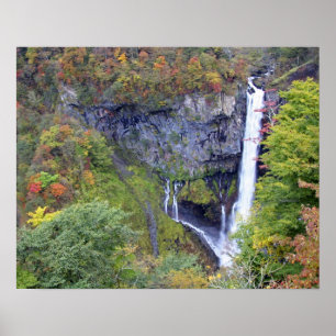 Asia, Japan, Nikko. Kegon waterfall of Nikko, a Poster