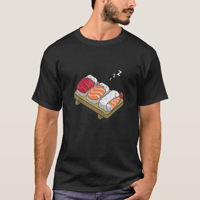 Asia Japan Sushi Food Sushi Hug Adorable Graphic S T-Shirt (Front)