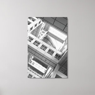 Asia, Japan, Tokyo. Fuji TV Building, Odaiba Canvas Print