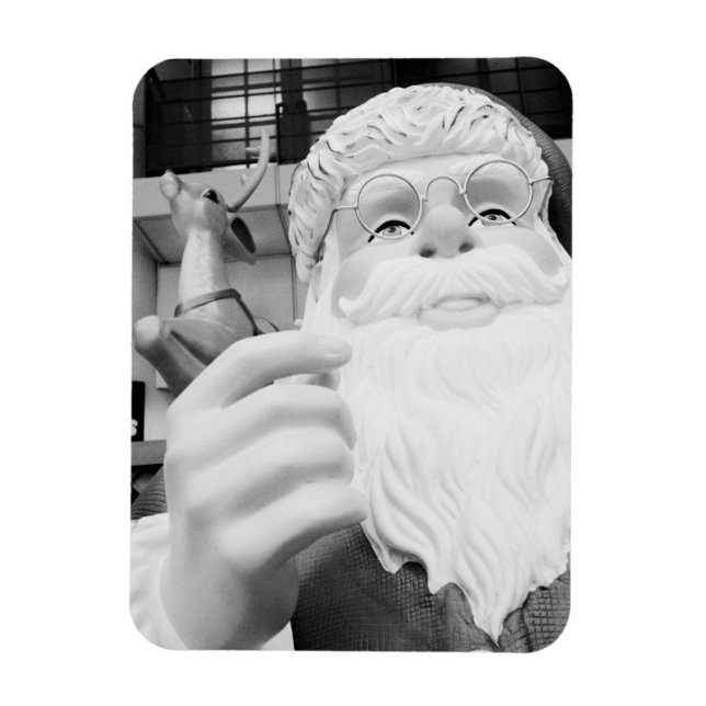Asia, Japan, Tokyo. Santa Claus in Ikebukuro Magnet (Vertical)