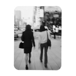 Asia, Japan, Tokyo. Young women on the Ginza. Magnet