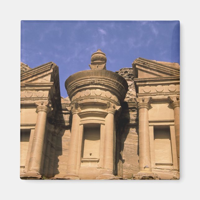 Asia, Jordan, Petra. El Deir, the Monastery. 2 Magnet (Front)
