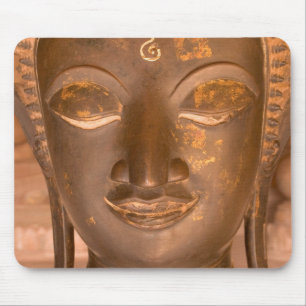 Asia, Laos, Vientiane, Bronze sculpture at Wat Mouse Pad