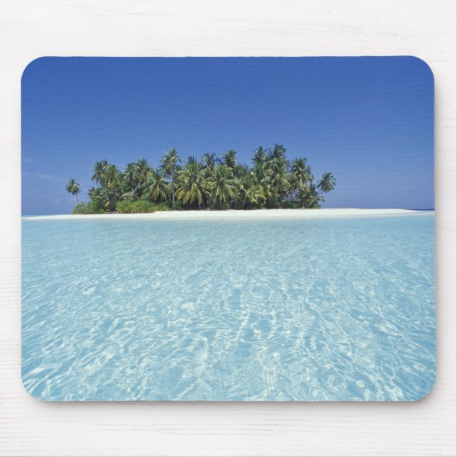 ASIA, Maldives, Ari Atoll, Uninhabited Mouse Pad (Front)