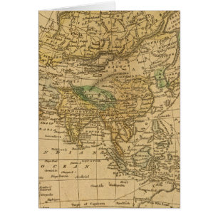 Asia  Map by Worcester