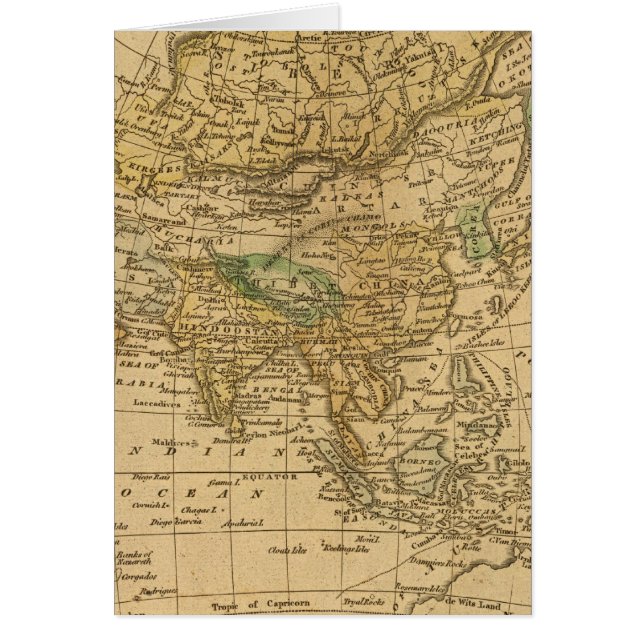 Asia  Map by Worcester (Front)