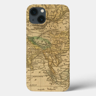 Asia  Map by Worcester iPhone 13 Case