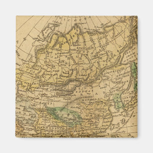 Asia Map by Worcester Magnet
