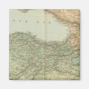 Asia Minor, Caucasus, Black Sea Magnet