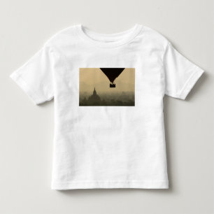 Asia, Myanmar, Bagan, balloon over temples of Toddler T-Shirt